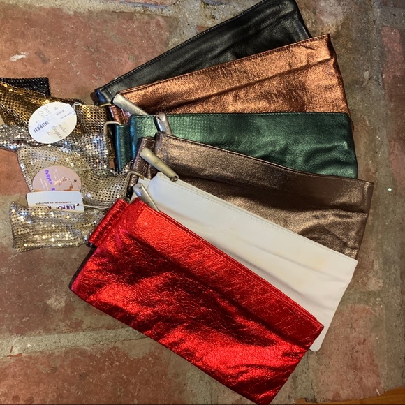 Georgie Alexander Leather Wristlet Clutch - Picture 7 of 8